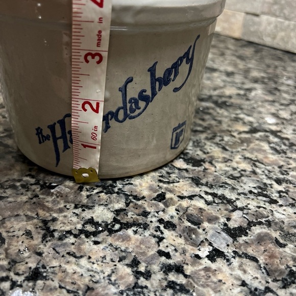 Haberdashery small vintage crock butter crock - Picture 11 of 11